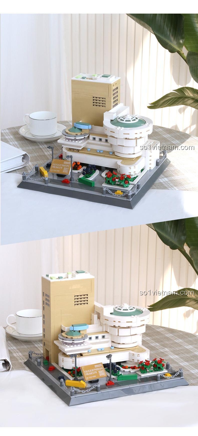 Chi tiết tháp cao bên trong Bảo tàng Guggenheim New York WANGE 5242