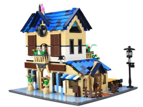 Bộ lắp ghép Biệt Thự Đồng Quê Kiểu Pháp WANGE 5311, đồ chơi mô hình kiến trúc cho bé gái 6 tuổi giá rẻ.