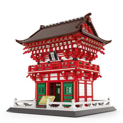 bộ lắp ghép Cổng Niomon Chùa Kiyomizu-dera, mô hình kiến trúc Nhật Bản chi tiết, cho bé trai và bé gái 6 tuổi trở lên, giá tốt.
