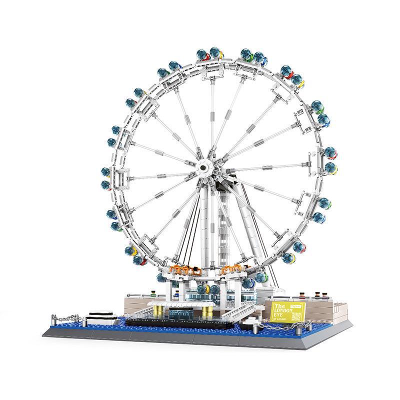 Mô hình London Eye WANGE 6215, bộ đồ chơi lắp ráp kiến trúc tinh xảo, phù hợp bé trai và bé gái 6 tuổi, giá tốt.