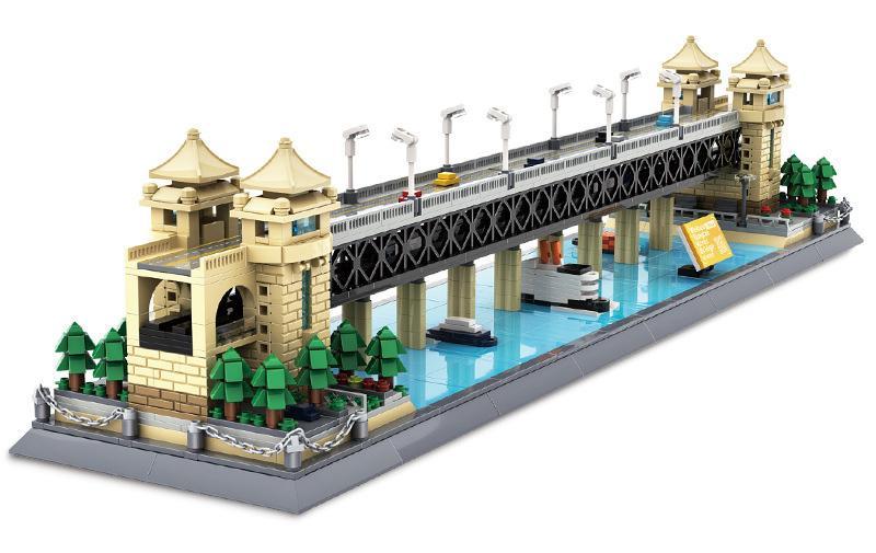 Mô hình Cầu Trường Giang Vũ Hán WANGE 6223