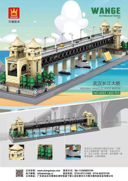 Hộp sản phẩm Cầu Trường Giang Vũ Hán WANGE 6223