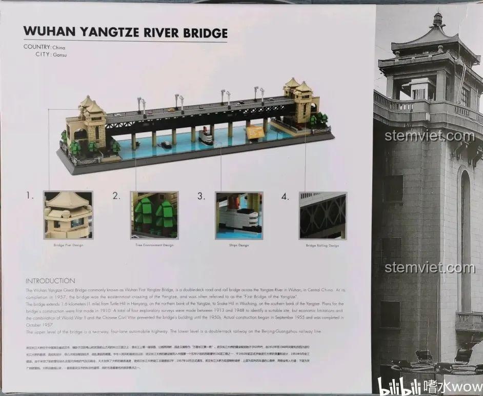 Hộp sản phẩm Cầu Trường Giang Vũ Hán WANGE 6223