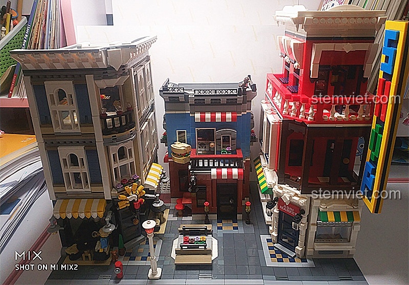 Các chi tiết phụ kiện đi kèm bộ lắp ráp WANGE 6311 Cửa Hàng Góc Phố.