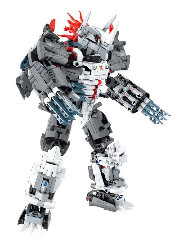 Mô hình Cơ Giáp Hắc Long WanZhi 6822 lắp ráp chi tiết