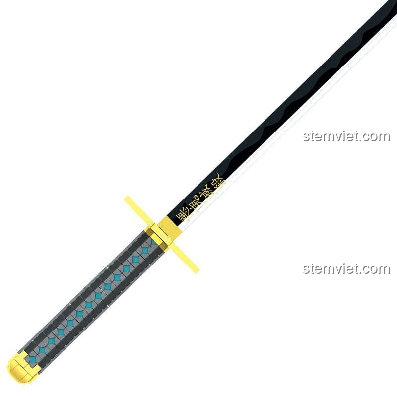 Hình ảnh hoàn chỉnh của Katana của Tokito Muichiro 66018, dài gần 1 mét.