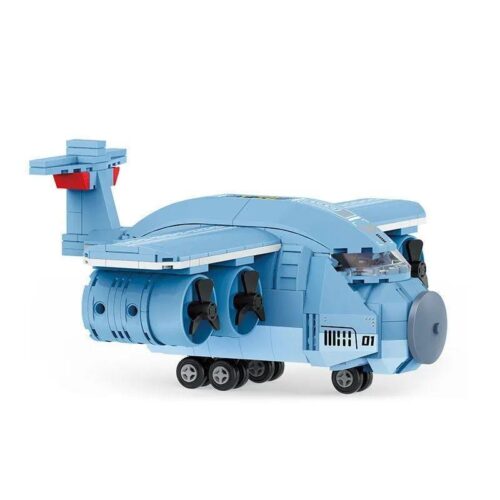Bộ đồ chơi Máy bay vận tải quân sự Vận-20 Weile Chuangxiang 2050 Q-version, mô hình máy bay quân sự Y-20 màu xanh dương, đồ chơi lắp ghép cho bé trai 6 tuổi giá tốt.