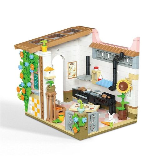 Bộ lắp ghép Bếp Hương Thơm Weile Chuangxiang 2073, đồ chơi mô hình Thị Trấn Cổ Tích cho bé gái 6 tuổi, chất lượng cao, giá tốt.