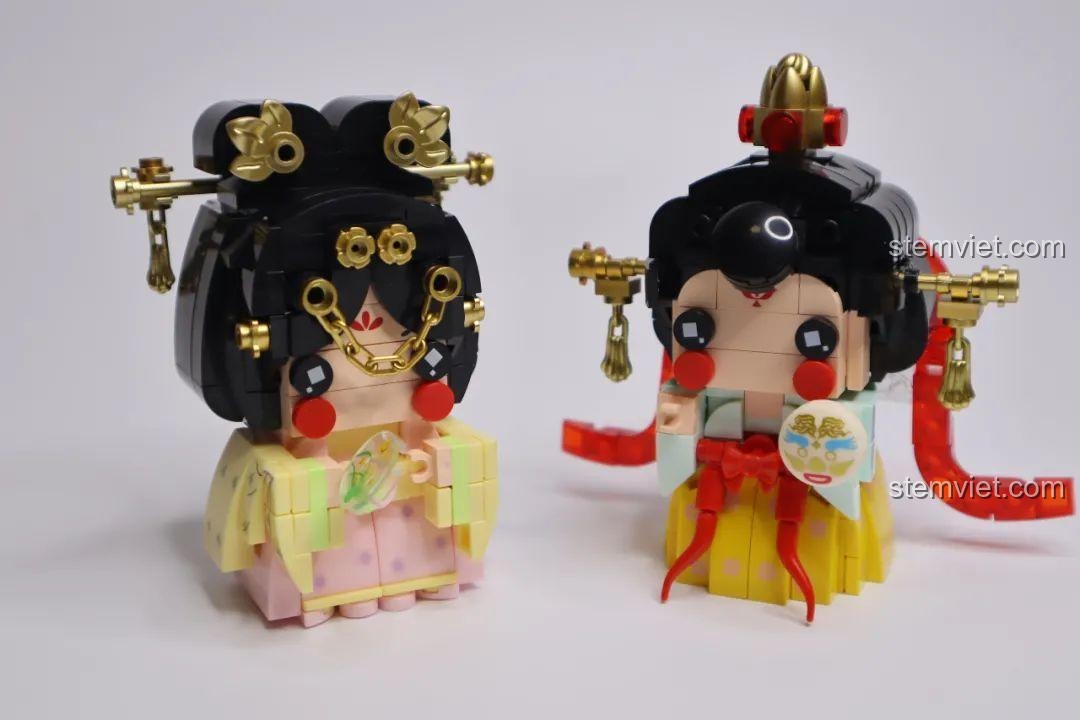 Đế Đèn Hoa Phù Dung Phát Sáng Wekki 516034, Wekki Đế trưng bày BrickHeadz, đồ chơi mô hình Đế trưng bày BrickHeadz, ánh sáng lung linh, cho bé gái 6 tuổi, giá bình dân