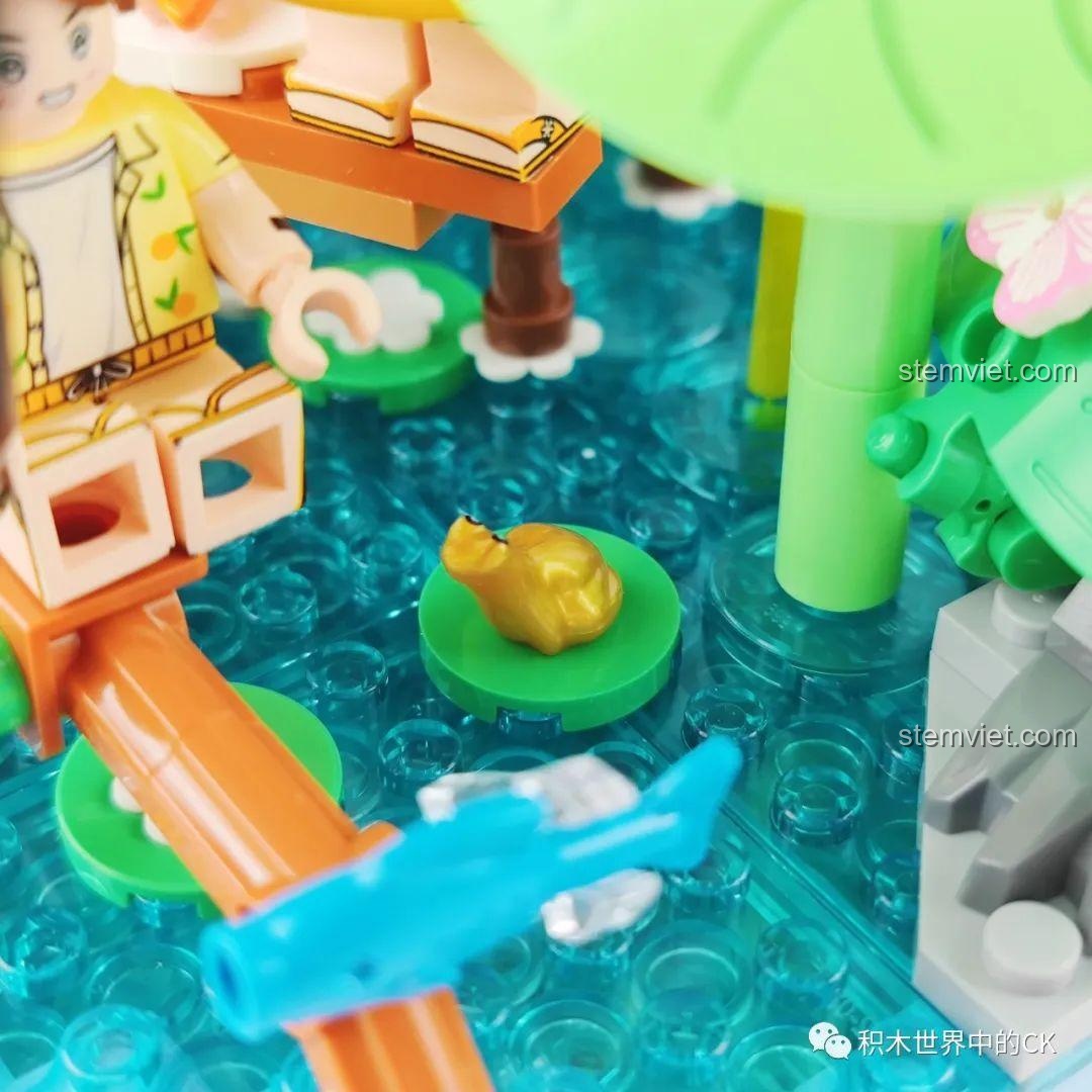 Chi tiết con bướm đậu trên bông hoa cúc trong bộ Wekki mùa xuân.