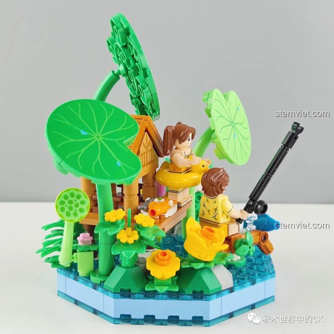 Mô hình Wekki mùa xuân từ góc nhìn bên cạnh.