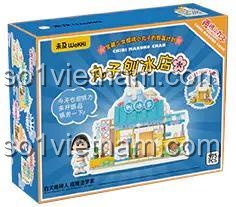 Hộp bộ lắp ghép Tiệm Bingsu Chibi Maruko Chan Wekki 516404