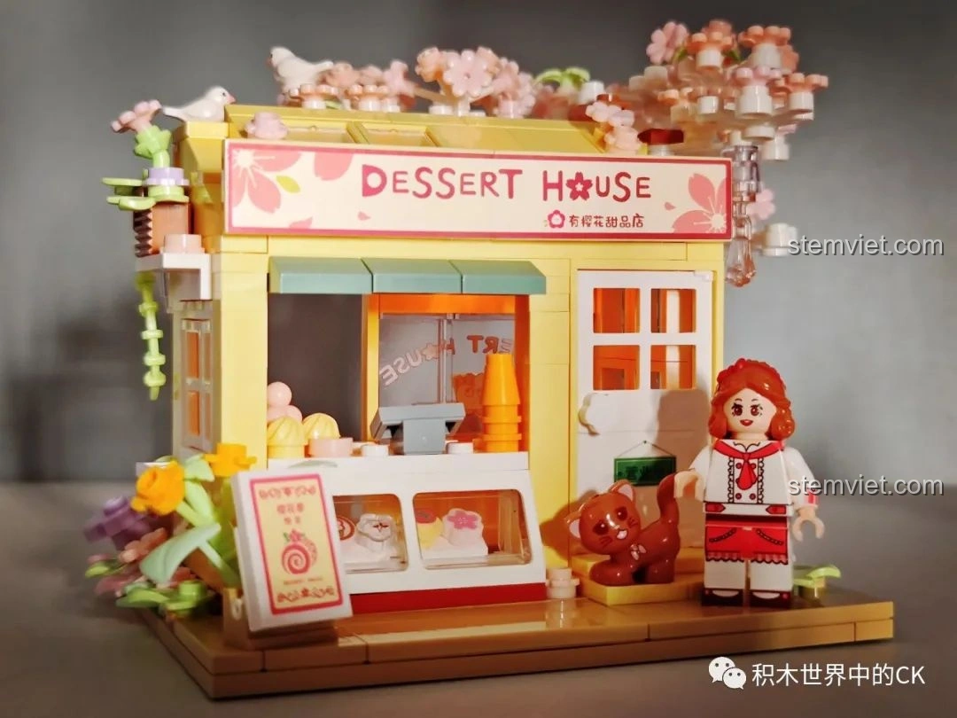 Hộp sách mô hình Cinderella của Wekki, có hiệu ứng đèn chiếu sáng, tạo không gian cổ tích.