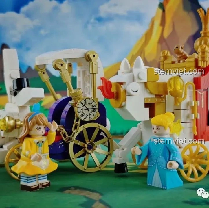 Các minifigure nhân vật từ bộ lắp ghép Nàng Tiên Cá và các bộ cổ tích khác của Wekki.