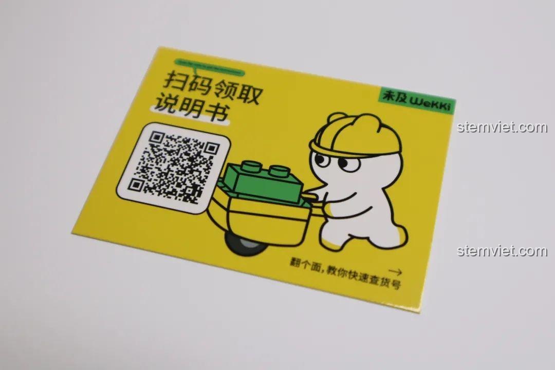 Bìa sách hướng dẫn lắp ráp Wekki 516032 Võ Tắc Thiên, 516032 Nữ Hoàng Võ Tắc Thiên, giúp bé phát triển tư duy