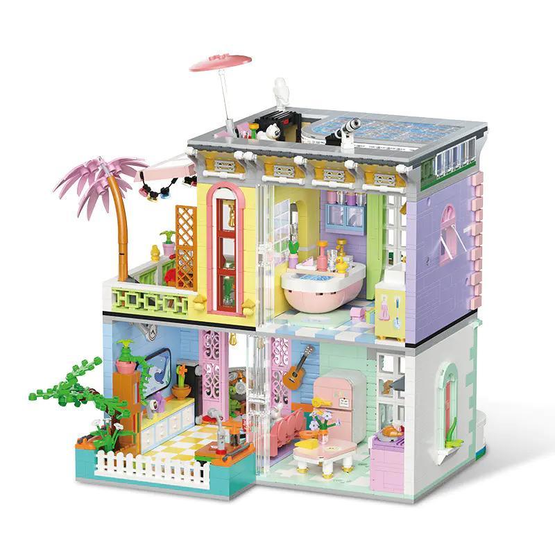 Mô hình ngôi nhà 3 tầng Bạch Dương Tiểu Trúc 2079