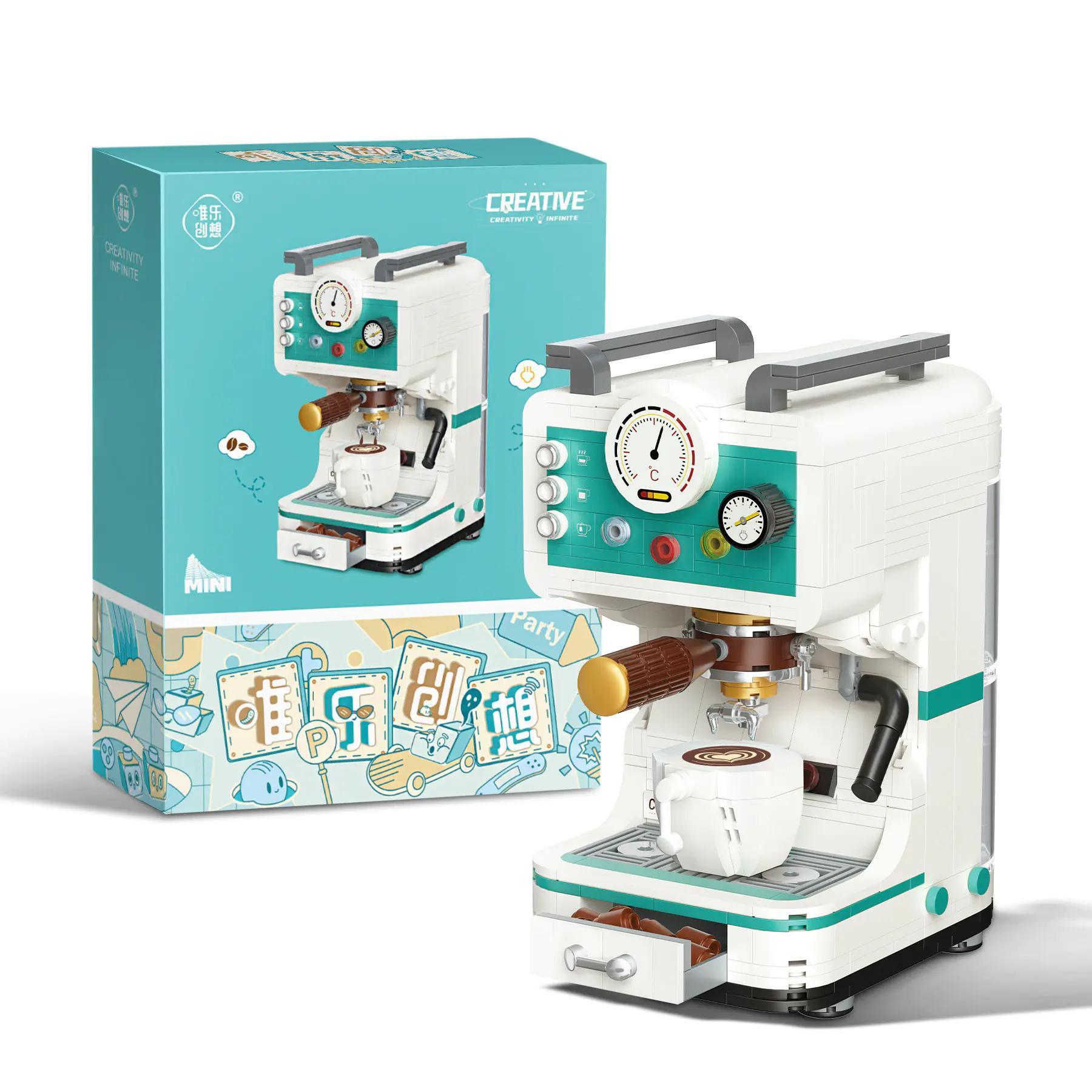 Bộ đồ chơi Máy Pha Cà Phê Wele Creative 2090, mô hình máy pha cà phê mini cho bé 6 tuổi, giá tốt, chất lượng cao.