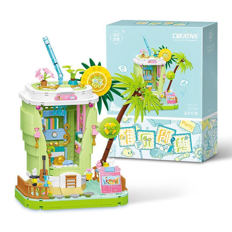 bộ đồ chơi Quán Nước Chanh Thơm Mát Wele Creative 2094 hộp sản phẩm, phù hợp bé gái 6 tuổi, giá tốt.