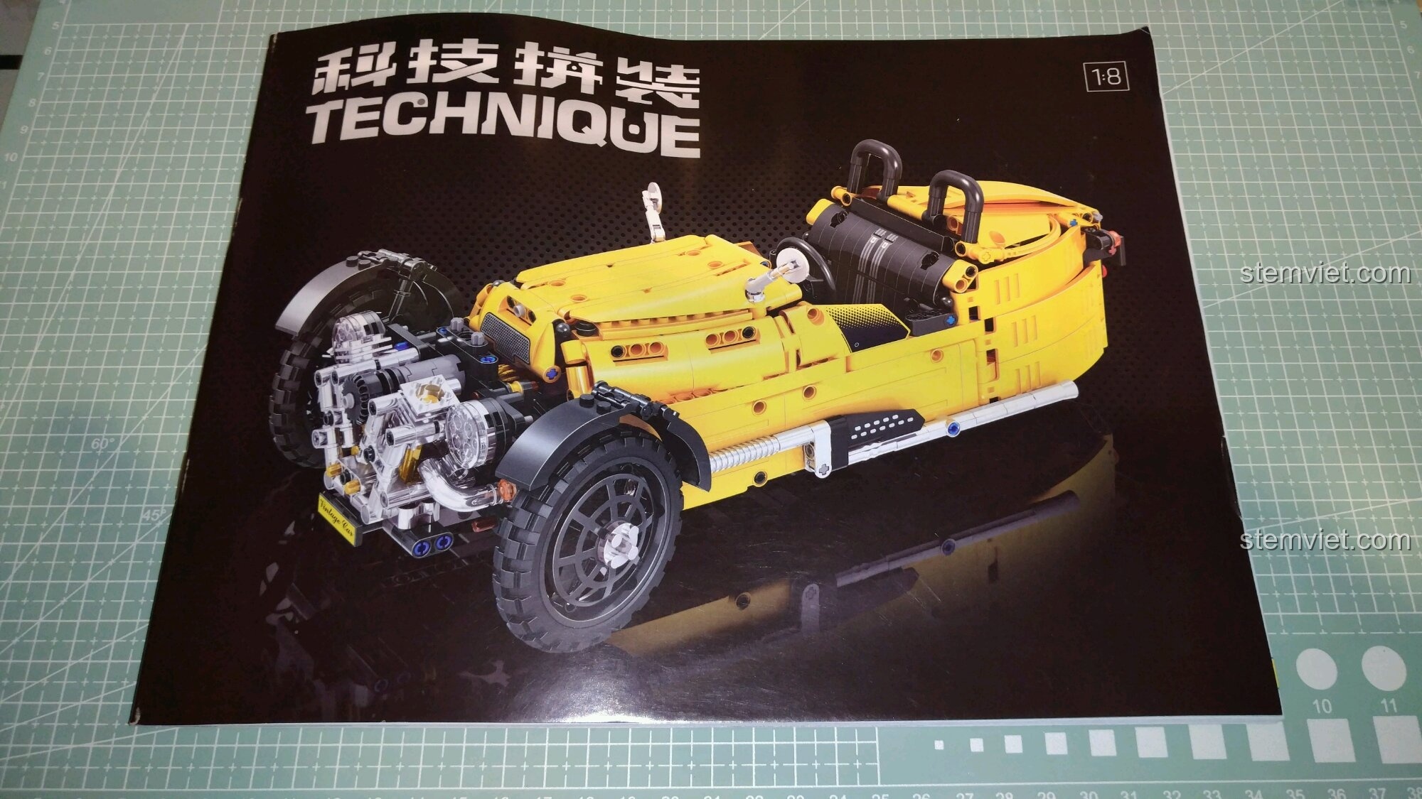 Sách hướng dẫn lắp ráp Winner 065 Xe Ba Bánh Cổ Điển Morgan, các bước rõ ràng.