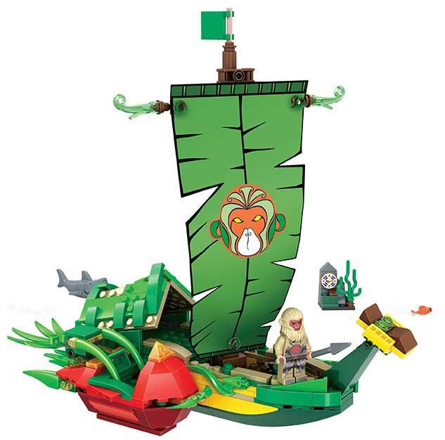hộp bộ đồ chơi Winner 5043 Thuyền Buồm Ma Thuật Tây Du Ký, đồ chơi lắp ghép có minifigure Tôn Ngộ Không, đồ chơi cho bé trai 6 tuổi