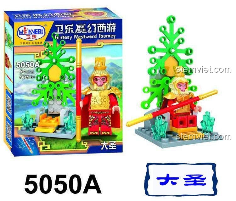 Bộ lắp ghép Winner 5050A Fantasy Westward Journey Tôn Ngộ Không