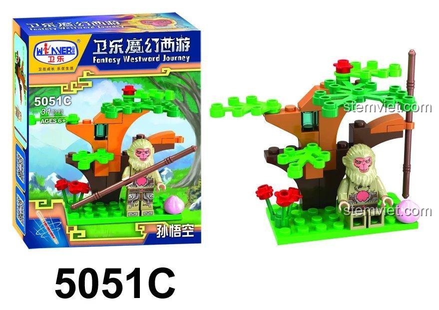 Bộ lắp ghép Winner 5051C Tôn Ngộ Không Cảnh Nhỏ Tây Du Ký