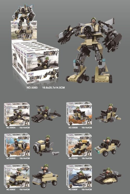 Hộp bộ lắp ghép Robot Chiến Giáp Winner 5083 cho bé trai 6 tuổi, đồ chơi mô hình biến hình chất lượng cao, giá tốt