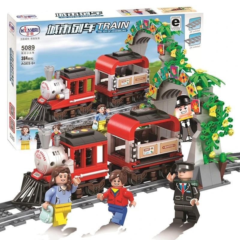 Bộ đồ chơi tàu hỏa du lịch Winner, đồ chơi lắp ráp tàu hỏa tham quan 5089, phù hợp bé 6 tuổi, giá tốt.