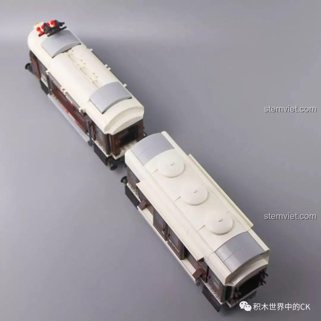 Góc nhìn từ trên xuống của mô hình tàu hỏa Winner 5090 Tàu Hỏa Thành Phố Cổ Điển Thụy Sĩ.