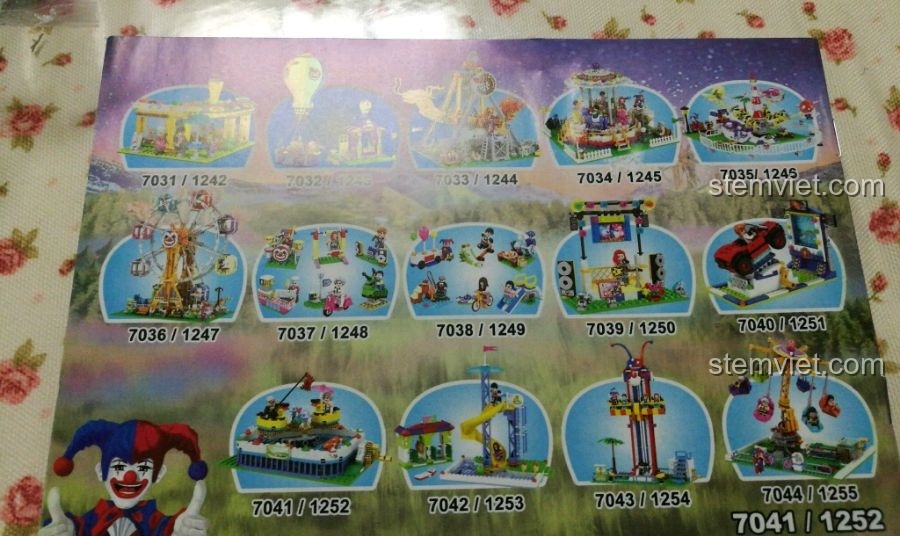 Trang giới thiệu các bộ lắp ráp trong series Thành phố Thiên đường Hiện đại của Winner.