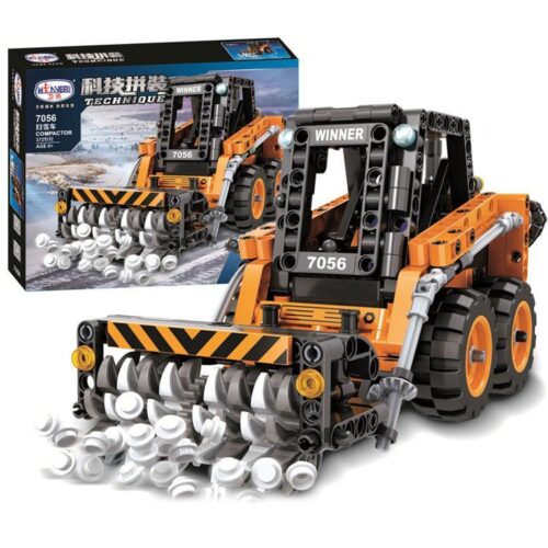 Hộp sản phẩm bộ lắp ráp Xe Dọn Tuyết Winner 7056, đồ chơi kỹ thuật dành cho bé trai 6 tuổi, giá rẻ.