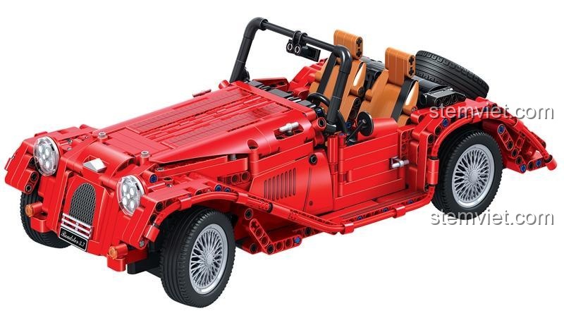 Hình ảnh render chất lượng cao của bộ lắp ráp Xe Mui Trần Cổ Điển Winner 7062, thể hiện vẻ đẹp Kiệt Tác Cổ Điển, phù hợp bé trai 6 tuổi, giá tốt.