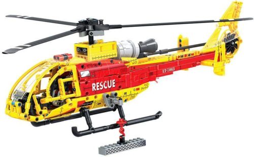 Bộ lắp ráp Winner 7063 Trực thăng Gazelle cứu hộ chi tiết, đồ chơi mô hình máy bay trực thăng cho bé trai 6 tuổi, chất lượng cao, giá tốt.