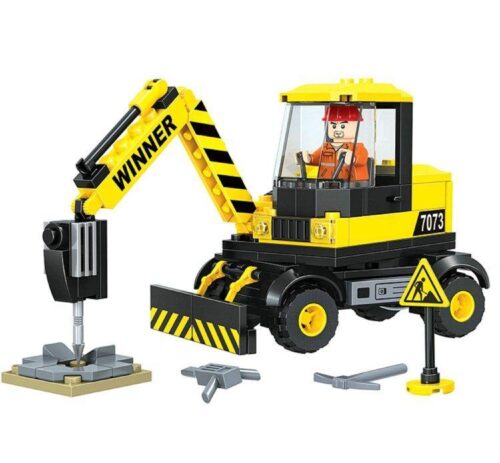 Bộ đồ chơi Winner 7073 Máy Phá Đá Đường Bộ