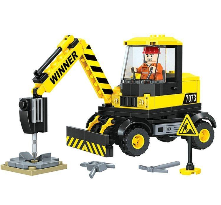 Bộ đồ chơi Winner 7073 Máy Phá Đá Đường Bộ