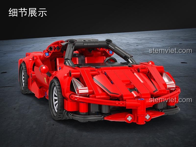 Xe thể thao Winner 7095 với các chi tiết được làm nổi bật, tỉ lệ 1:18, màu đỏ