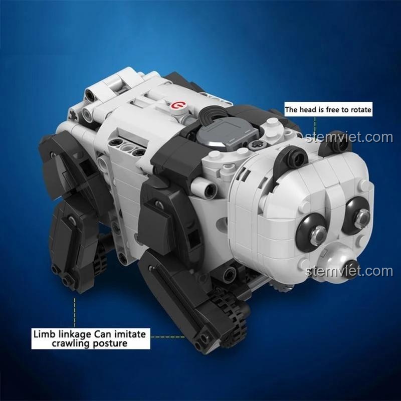 Winner 7108 Bộ đồ chơi Gấu trúc Máy Móc, Đồ chơi mô hình Gấu trúc, Đồ chơi lắp ghép Gấu trúc, 427 mảnh, Tương thích LEGO®, Cho bé 6+ tuổi, Màu trắng đen, Động cơ pin có sẵn, Động cơ pin cần mua thêm, Đầu có thể xoay, Chân tay có thể bắt chước tư thế bò, Giá tốt, Chất lượng cao, Khéo léo ngón tay, Phối hợp tay mắt, Quan sát, Sáng tạo ý tưởng, Tập trung chi tiết, Tư duy logic, Kiên nhẫn, Kiên trì, Giải quyết vấn đề