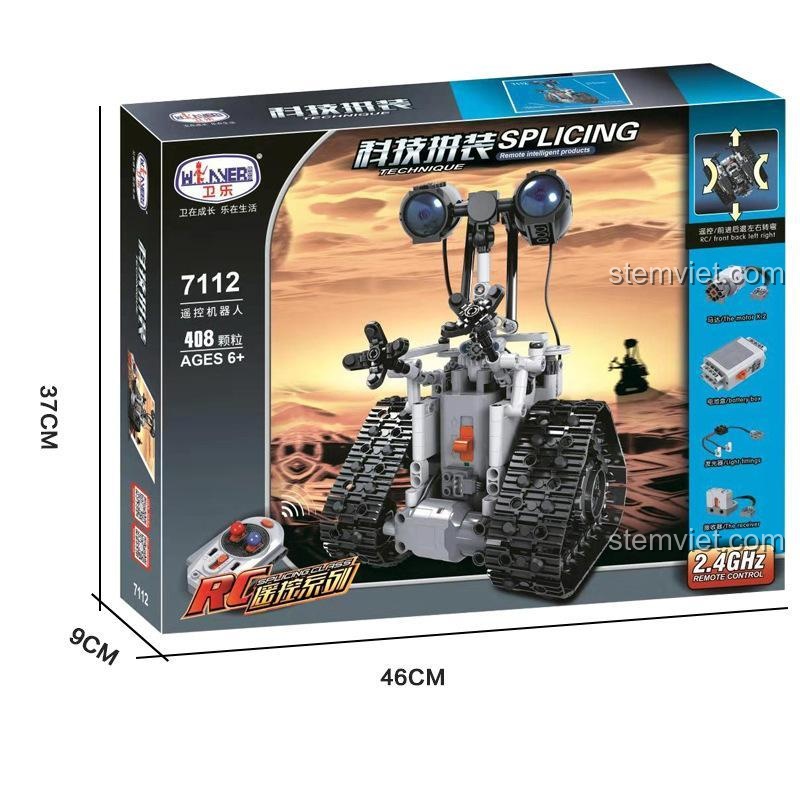 Hộp đồ chơi mô hình Robot Lắp Ráp Technic 7112 của Winner, món quà sáng tạo cho con trai.