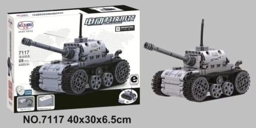 Xe tăng Winner 7117 bộ đồ chơi lắp ghép quân sự cho bé trai 6 tuổi