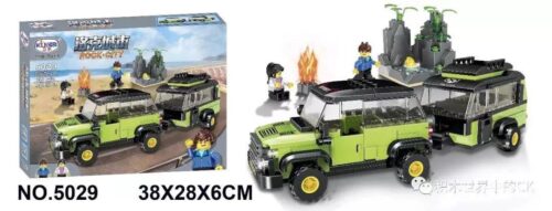 Bộ đồ chơi lắp ráp Winner JEMLOU 5029 Jeep Wrangler Rock City, mô hình xe Jeep dã ngoại màu xanh lá, phù hợp bé trai 6 tuổi, giá tốt.