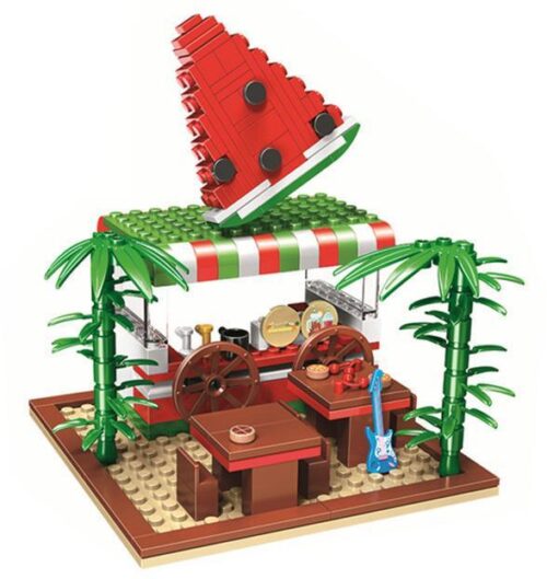 bộ lắp ghép Quầy bán trái cây Winner 5065, đồ chơi lắp ráp Gian hàng trái cây JEMLOU, bộ xếp hình Cửa hàng trái cây cho bé gái 6 tuổi, giá rẻ