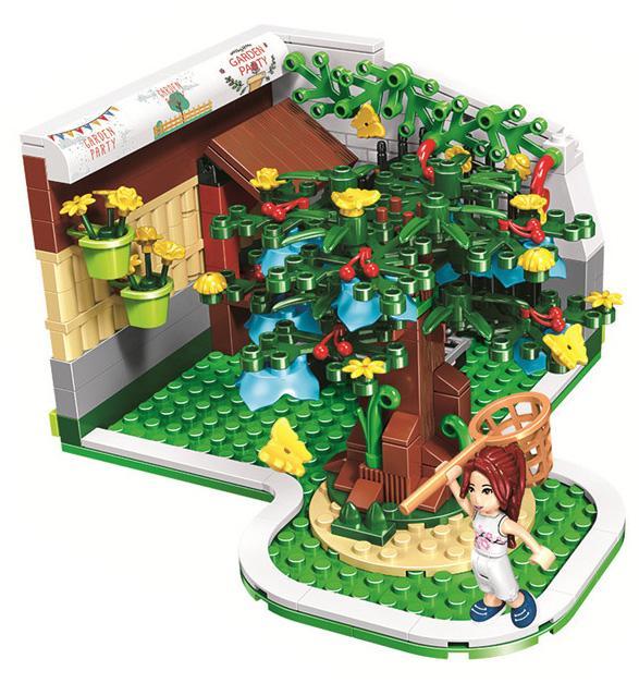 Bộ lắp ghép Cửa hàng hoa Winner 5076 cho bé gái 6 tuổi, đồ chơi lắp ráp Khu vườn kỳ diệu JEMLOU giá tốt, phát triển tư duy sáng tạo.