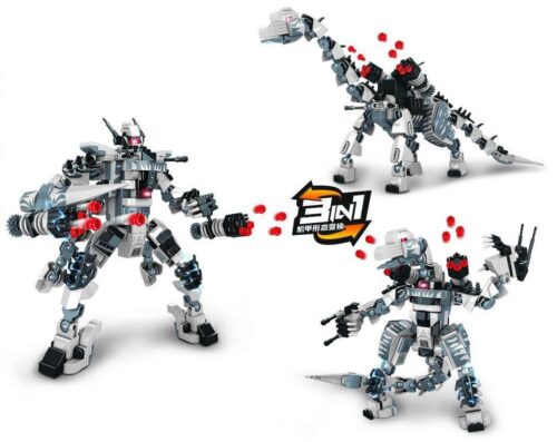 Bộ lắp ghép Khủng Long Cơ Khí Winner 5128 biến hình 3 trong 1, đồ chơi lắp ráp Robot Biến Hình JEMLOU 5128 cho bé trai 6 tuổi, giá tốt.