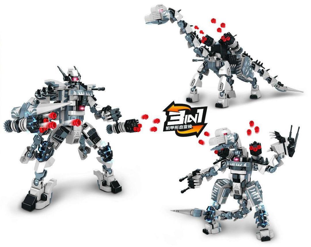 Bộ lắp ghép Khủng Long Cơ Khí Winner 5128 biến hình 3 trong 1, đồ chơi lắp ráp Robot Biến Hình JEMLOU 5128 cho bé trai 6 tuổi, giá tốt.
