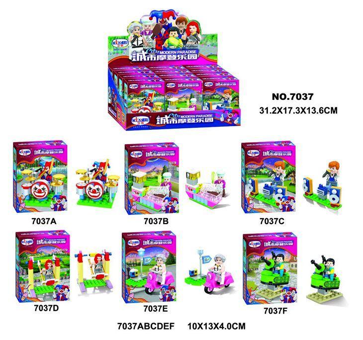 Chi tiết bộ lắp ráp công viên giải trí mini Winner JEMLOU 7037, đồ chơi xây dựng công viên giải trí cho bé 6 tuổi, có sân khấu trống và quầy nước giải khát, giá rẻ.