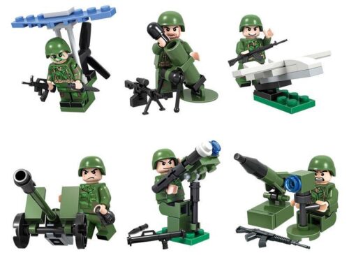 Bộ Lắp Ghép Lính Chiến Đấu Winner/JEMLOU 8013B - 6 minifigures với vũ khí