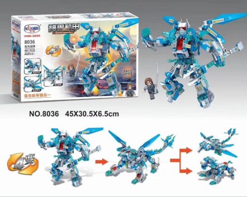 Bộ lắp ghép Thần Thú Cơ Giáp Winner 8036, đồ chơi lắp ráp Thôn Thiên Chiến Thần JEMLOU, phù hợp bé trai 6 tuổi, giá tốt.