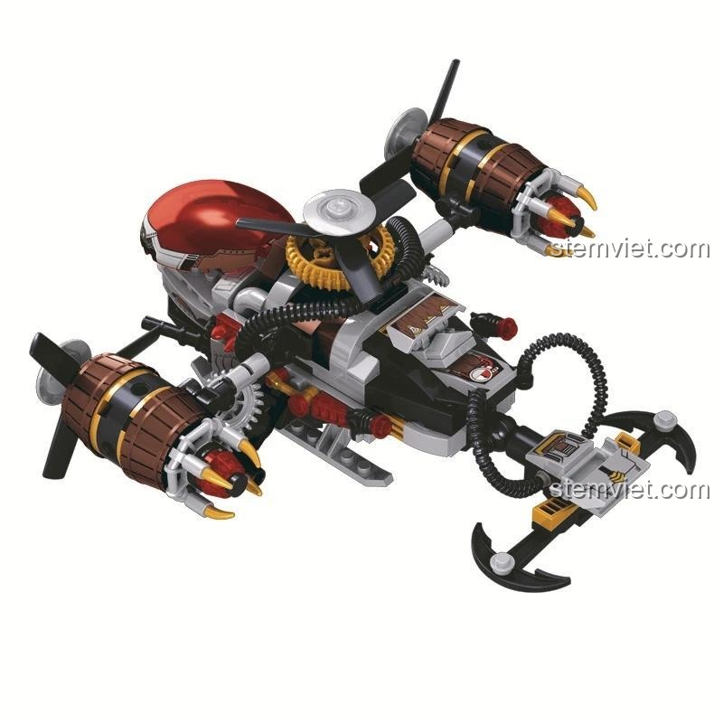 Đồ chơi mô hình Tàu bay chiến đấu Winner, thiết kế độc đáo, 237 mảnh ghép.