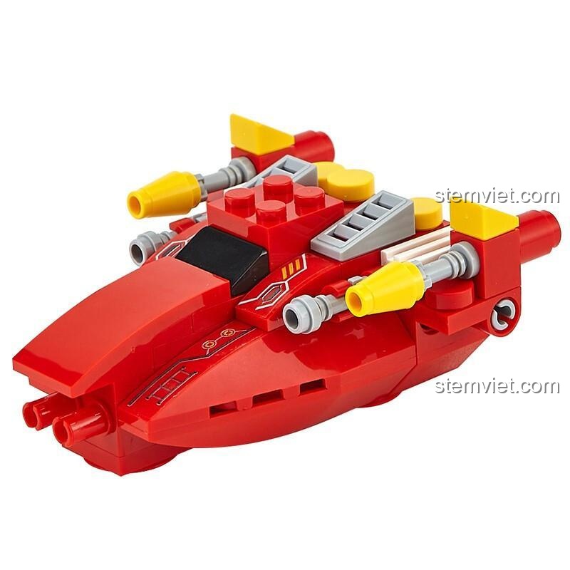 Mô hình tàu cứu hộ từ đồ chơi lắp ráp HA38 5601, giúp bé phát triển kỹ năng vượt qua thử thách.
