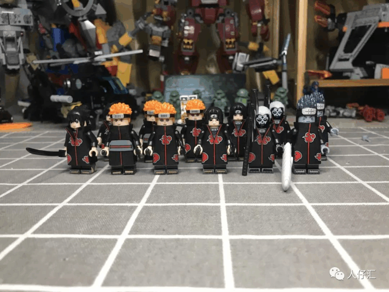 Bộ 8 Mô Hình Nhân Vật Naruto Akatsuki WM2087 - Nhóm Akatsuki